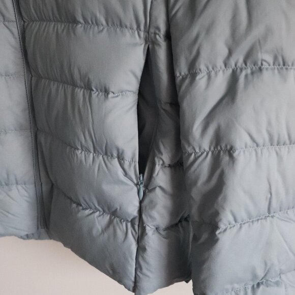 Uniqlo Womens Blue Sz M Ultra Light Feather Down Full Zip Packable Puffer Jacket - Picture 8 of 15
